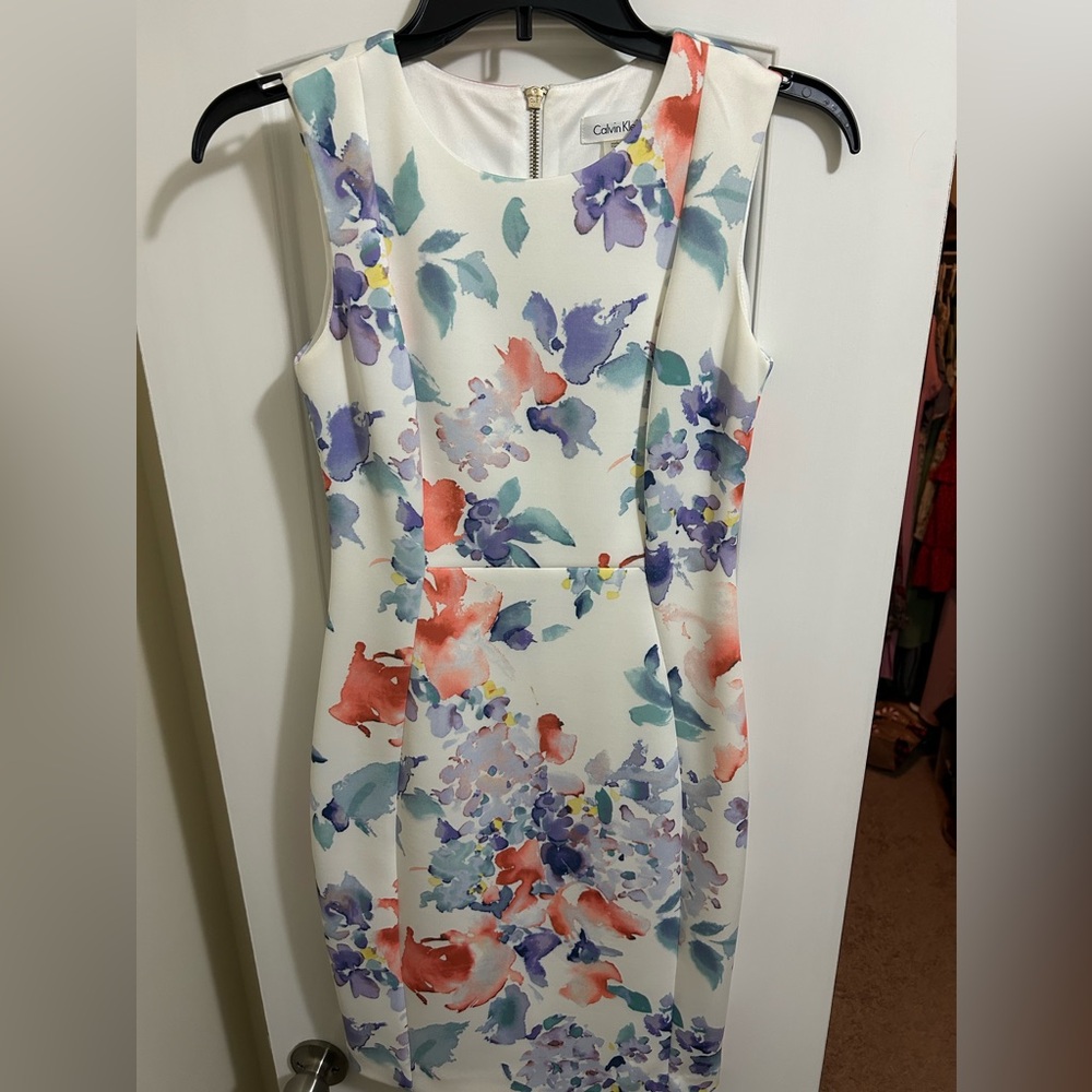Spring Calvin Klein fitted dress 4P